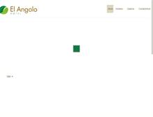 Tablet Screenshot of hotelelangolo.com